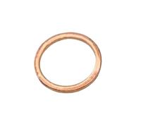 M3-M5 junta plana de cobre rojo tapón de sumidero sello de aceite arandelas de cuñas de anillo plano(50Pcs M3x5x1.0)