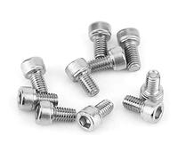 M3 M5 M6 M8 304 Tornillos, Llaves Llaves de carraca cabeza hexagonal cabeza acero inoxidable con arandelas tuerca hexagonal Surtido Tornillo de cabeza hexagonal botón cabeza abovedada[C]