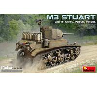 M3 Stuart Light Tank. Producción Inicial. 1:35 Kit De Modelo De Plástico MINIART