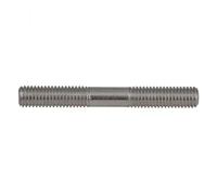 M3 X0.5 50 mm - 200 mm métrico 304 acero inoxidable doble extremo roscado pernos tornillo varilla(M3X60mm-5pcs)