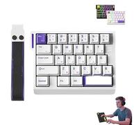 M30 HE Wired Magnetic-Switch Gaming Keyboard - 30% Compact Layout, 8000Hz Polling Rate, RGB Backlit, Ultra-Low Latency Esports Mechanical Keyboard for PC Gaming (White)