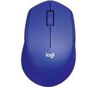 M330 SILENT PLUS, Ratón azul, mano derecha, Óptico, RF inalámbrico, 1000 DPI, Azul