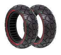 M365Lyon - Neumático completo antirevante, 10 x 2,75 (10 x 2,7 - 6,5) para patinetes UrbanGlide E-CROSSE MAX 2 x 2, All Road 5, Speedway 5 - Rockway - Crossover - Dualtron 3 (2 x Tira-Banda)