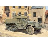 M3a1 Half-Track W/ US Armored Infantry 1 :3 5 Plástico Modelo Kit Dragon Models