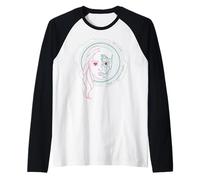 M3GAN Generative Android Diagnostic Circle Camiseta Manga Raglan