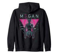 M3GAN Neon Anatomy Schematics Sudadera con Capucha