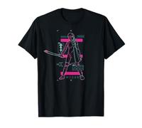 M3GAN Neon Combat Mode Schematic Design Camiseta
