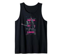 M3GAN Neon Combat Mode Schematic Design Camiseta sin Mangas