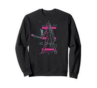 M3GAN Neon Combat Mode Schematic Design Sudadera