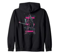 M3GAN Neon Combat Mode Schematic Design Sudadera con Capucha