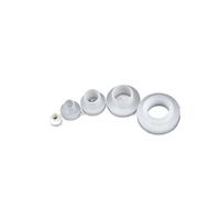 M3M4 M5M6M8 M10M12 M14 M16 junta de Transistor de nailon, arandela de plástico tipo T, espaciador de aislamiento, Protector de rosca de tornillo(WHITE,TW-9 (100pcs))