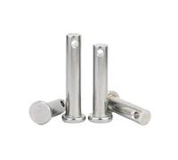 M3M4M5 M6 M8 M10 ~ M20 304 acero inoxidable con agujero Pin eje chaveta cabeza plana cilindro cilíndrico posicionamiento GB882(M3-5pcs,14mm)