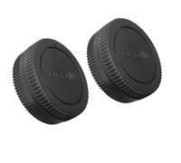 M4/3 Funda para lente trasera y cámara compatible con Olympus y para Panasonic BMPCC Micro Four Thirds MFT M4/3 Lente de montaje como E-M1 II E-M5 Pen-F E-PL9 G9 GH5 G80 G85 GX8 (2 piezas)