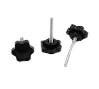 M4-5 M6 M8 M10 M12 Tornillo de apriete manual Perno de manija Rosca Tuercas de sujeción en forma de estrella Cabeza de perilla 25 28 50 para maquinaria,equipo Industrial Equipment(10mm,M12 1pc)