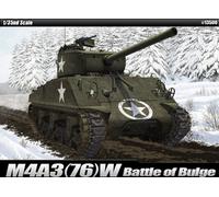 M4 A3(76)W Sherman Tanque Batalla Of Bulge Plástico Kit 1 :3 5 Modelo Academy