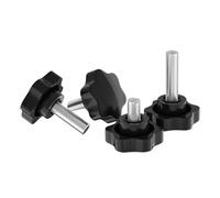 M4 M5 M6 M8 M10 M12 Perno de manija de sujeción de rosca Perno de mano Tornillo de seis lóbulos de apriete para maquinaria,equipo Industrial Equipment(10mm,M8(D 32mm)-2pcs)