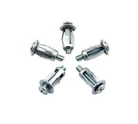 M4 M5 M6 Remache Mariposa Tapón de Expansión Perno de Bloqueo Placa Fijación de Pared Abrazadera de Expansión(M4-10pcs)