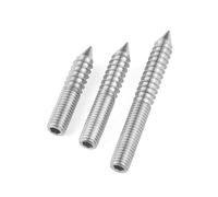 M4 M6 M8 M10 304 Tornillos autorroscantes de cola puntiaguda doble cabeza con zócalo hexagonal acero inoxidable for instalación fijación muebles madera(60mm,M8-1pcs)