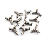 M4 - Tornillo de mariposa de acero inoxidable 304, 30 unidades