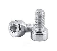 M4 Tornillos de Acero Inoxidable SS304 Tornillos de Cabeza de Casquillo Juego de Tornillos Hexagonales(M4×10（50pcs）)