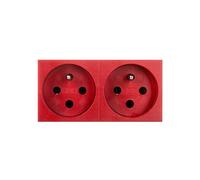 M45 Doble Toma de Corriente 16A Rojo EGS 6120314