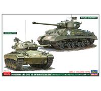 M4A3E8 Sherman & M24 Chaffee EJÉRCITO Main Batalla Tanque Combo 1:72 Plastic Kit