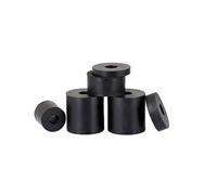 M4M5M6M8M10 Junta Circular de goma amortiguadora e insonorizada unidad externa de aire acondicionado almohadilla gruesa(5pcs M8X25X25)