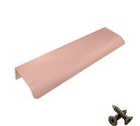 M4TEC - Tirador de tracción invisible perfil puerta mueble cajón Hardware armario de cocina dormitorio armario armario armario oculto oculto oro rosa. Serie VD3: Distancia entre ejes 96 mm