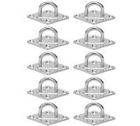 M5 304 Gancho de la placa de ojo en forma de diamante en forma de acero inoxidable para navegas de sombreros de nave