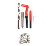 M5-M6 M8-M10 - Herramienta de taladro de bobina, kit de inserción de reparación de roscas métricas para Helicoil, herramienta de reparación de automóviles, palanca de dientes de tornillo grueso