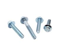 M5 M6 M8 M10 M12 GB5787 Pernos de brida hexagonales galvanizados de grado 8.8 Tornillos de brida Almohadilla de correa hexagonal(30mm,M8 2pcs)