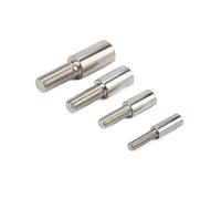 M5 M6 M8 M10 M12 M14 M16 hexagonal cylindrical long tail thickened connection pneumatic nut(Carbon Steel,M10X15X52(2PCS))