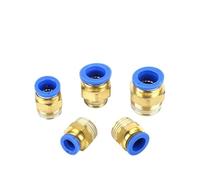 M5 M6 M8 M10 M12 M14 M16 M20 rosca macho métrica conector de tubería neumática de aire recto tubo conector rápido OD 8mm(PC8-M6)