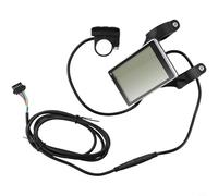 M5 Pantalla LCD para E-For Bike Scooter eléctrico 5 Pin Velocímetro con Control Pantalla ABS Nivel de batería ODO Viaje Negro 9.4x8.8cm