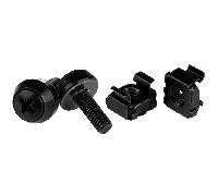 m5 screws+cage nuts - 50 pack black
