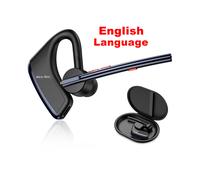 (M50-EN-Azul) Auriculares inalámbricos New Bee M50 con Bluetooth 5.2, auriculares con micrófono dual, manos libres,