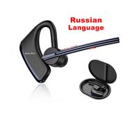 (M50-RU-Azul) New Bee M50 Auriculares inalámbricos Bluetooth 5.2 Auriculares Auriculares con micrófono dual Auriculares