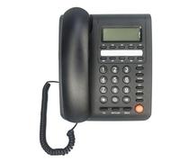 M59 Teléfono fijo de escritorio para el hogar con código de identificación de llamadas, ajuste de brillo