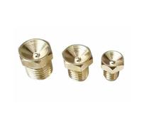 M5x0.8 M6x1 M8x1 M10x1 M12x1 M14x1.5 M16x1.5 1/20.3 cm 1/10.2 cm BSPP Flush Grease Zerk Nipple Fitting (1/20.3 cm)