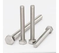M6 M8 M10 * 8/16/25/55/60/70/80/90/100/110-150 316 rosca de acero inoxidable DIN933 tornillo de cabeza hexagonal exterior(8Pcs M6x50)