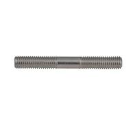 M6 M8 M10 M12 A2 Perno roscado de doble extremo/barra/perno de varilla longitud 25-250 mm acero inoxidable 304(M6 x 150mm (1pcs))