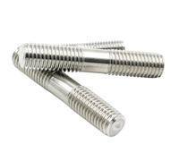 M6 M8 M10 tornillos de doble rosca izquierdo y derecho de acero inoxidable, varillas roscadas, pernos, roscas finas(M5x100 (300pcs))