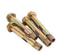 M6 M8 Self Tapping Screws, 4-Pack Carbon Steel Concrete Anchors with Hex Bolts for Ground Lock Installation(M6x50)
