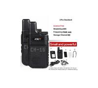 (M6 PMR446 2PCs) KSUT PMR446 Walkie Talkie 2 Piezas Mini Tamaño Portátil Radio de Mano Conjunto Inalámbrico