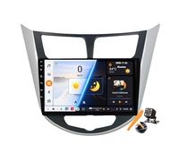 M6 pro2,Android 15.0 Coche 2 DIN Estéreo Sustitución para Verna 2010-2016 Radio GPS Sat Navi 9''Cartablet Multimedia Vídeo Reproductor BT FM Receptor con Android Auto Carplay