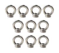 M6 Tuerca de acero inoxidable 304 Tuerca de anilla de elevación (paquete de 10)