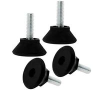 M6 x 17 x 24 tornillos sobre patas de Nivelamiento, protector de suelo de Nivele ajustable para máquina muebles, mesa escritorio pie 4 Pack