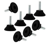 M6 x 17 x 24 tornillos sobre patas de Nivelamiento, protector de suelo, Niveles Ajustable para máquina Muebles Mesa Sofá Escritorio Pata 8 Pack