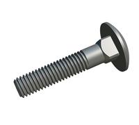 M6x100mm pernos de entrenador de Keple, 20 paquete de pernos de cabeza de champiñón de cuello cuadrado de acero aleado, portón, puerta, pernos de cabecero, galvanizados tornillos de pernos, DIN 603
