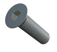 M6X35 Tornillo Allen Avellanado, Acero Inoxidable Tornillos de Cabeza Hexagonal Sujetador de Cabeza Plana, 6mm Tornillos Adecuados para Metal, Construcción, Instalación, Bricolaje (10 piezas)